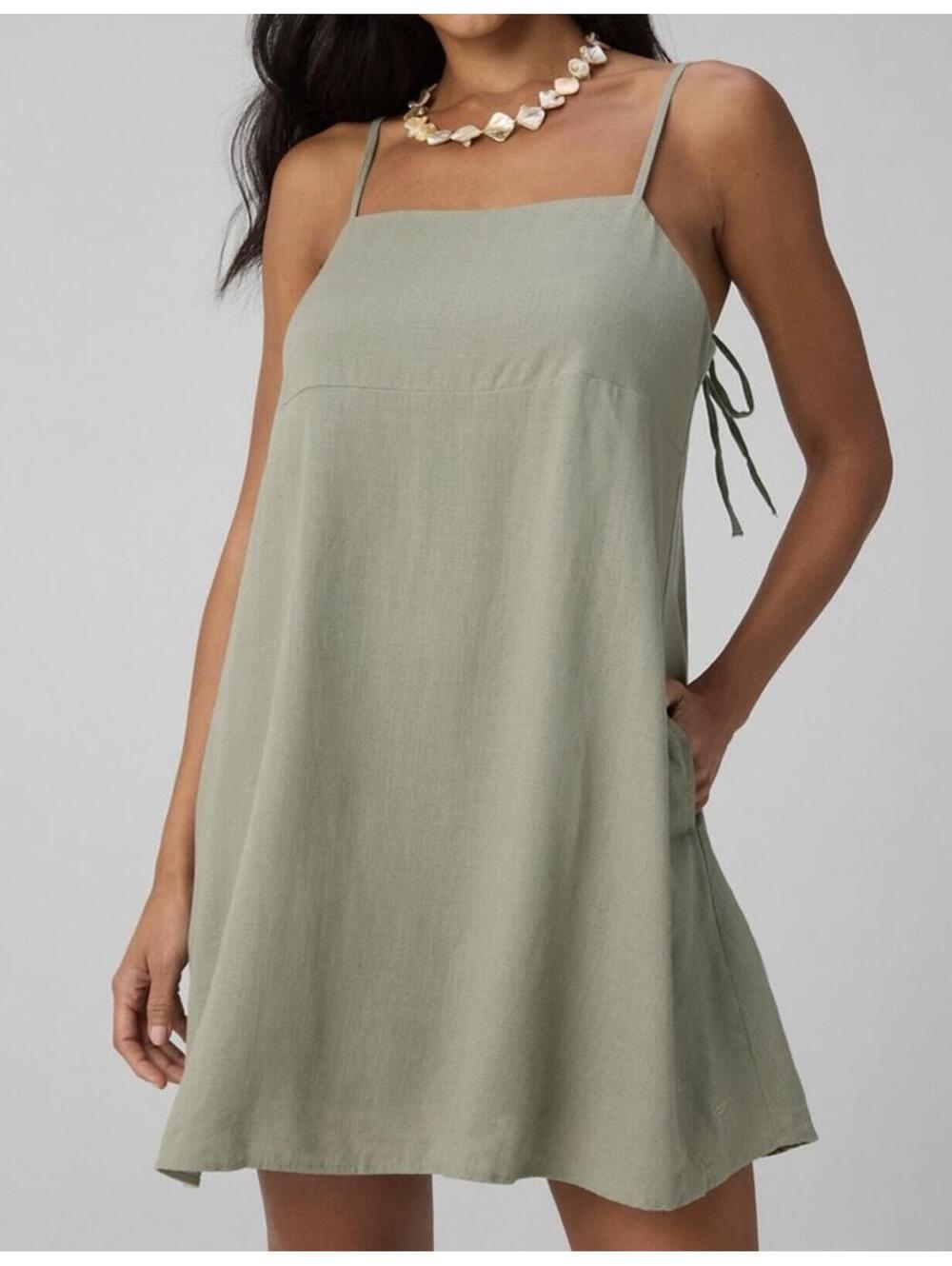 Fabletics NWT Lifestyle linen blend shift dress XXL